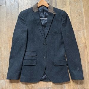 Topman tweed blazer 34